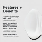 Paul Mitchell Awapuhi Moisture Mist – features and benefits: hydrating spray for skin and hair