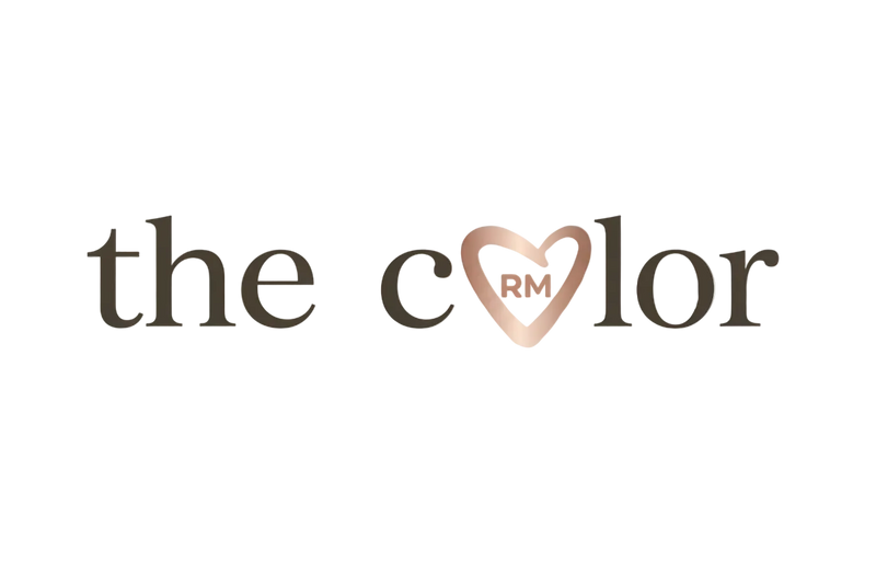 Logo of 'the color RM' with a heart symbol between 'color' and 'RM'.