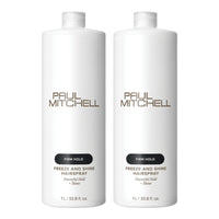 Paul Mitchell Freeze and Shine Twin Pack — Salon Stockpile (2 × 1L) — Paul Mitchell, The Color UK