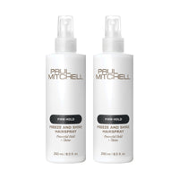 Paul Mitchell Freeze & Shine Super Spray — 2 × 250ml Bundle: 2 × Freeze And Shine Super Spray 250 ml