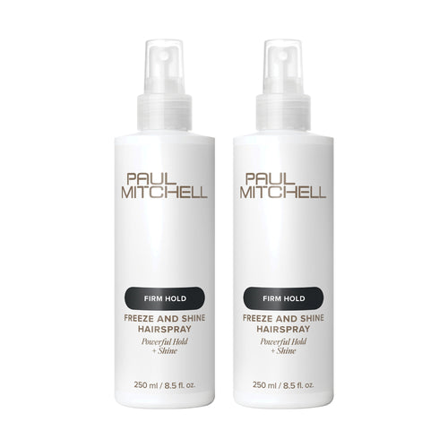 Paul Mitchell Freeze & Shine Super Spray — 2 × 250ml Bundle: 2 × Freeze And Shine Super Spray 250 ml