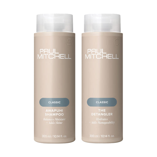 Paul Mitchell Awapuhi Shampoo & Detangler Duo 300 ml: Awapuhi Shampoo (Original) 300 ml + The Detangler 300 ml