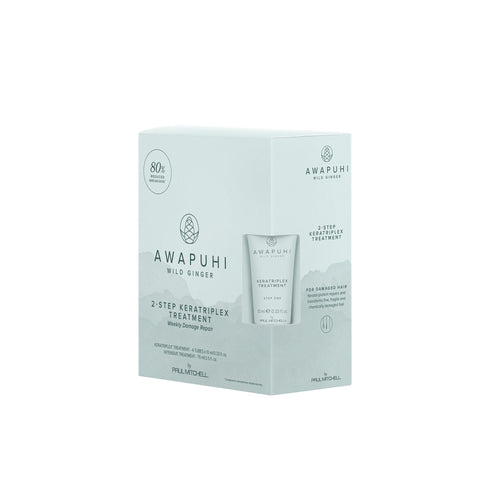 Paul Mitchell Awapuhi Wild Ginger Keratriplex Treatment – Box of 4 (2-Step Keratriplex Treatment box)