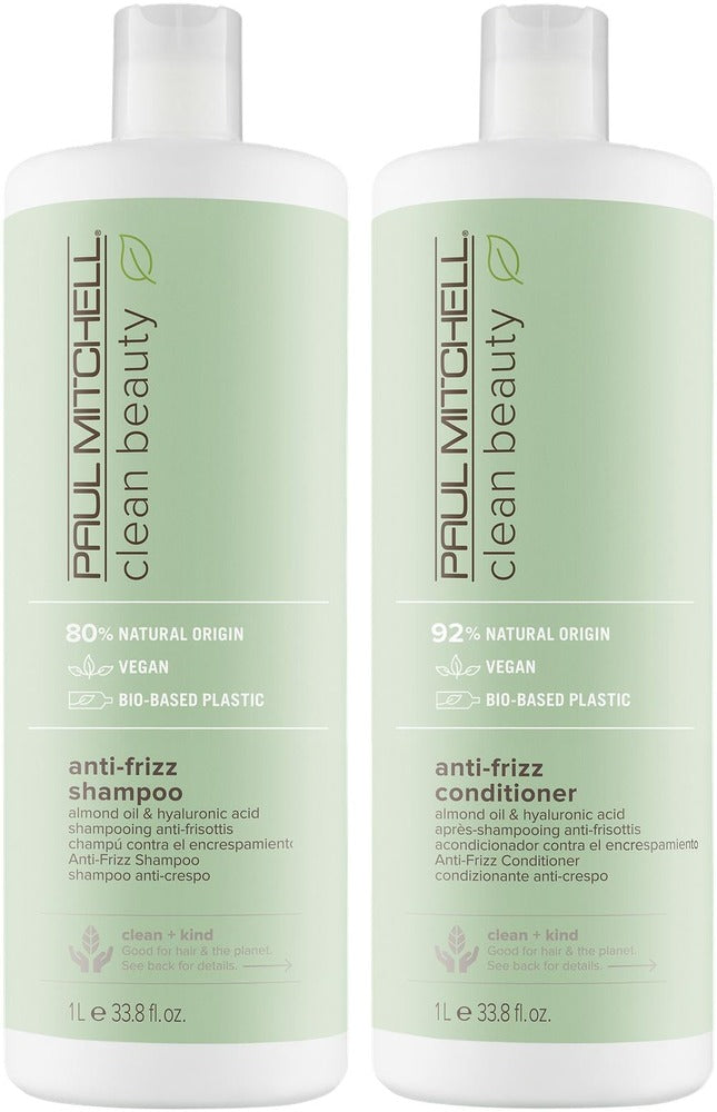 Paul Mitchell Clean Beauty Anti-Frizz Duo 1000 ml — Duo Set