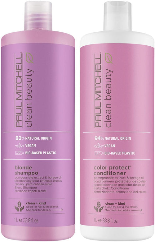 Paul Mitchell Clean Beauty Colour Protect Duo 1000 ml — Duo Set