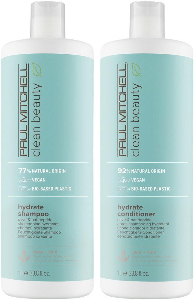 Paul Mitchell Clean Beauty Hydrate Duo 1000 ml — Duo Set
