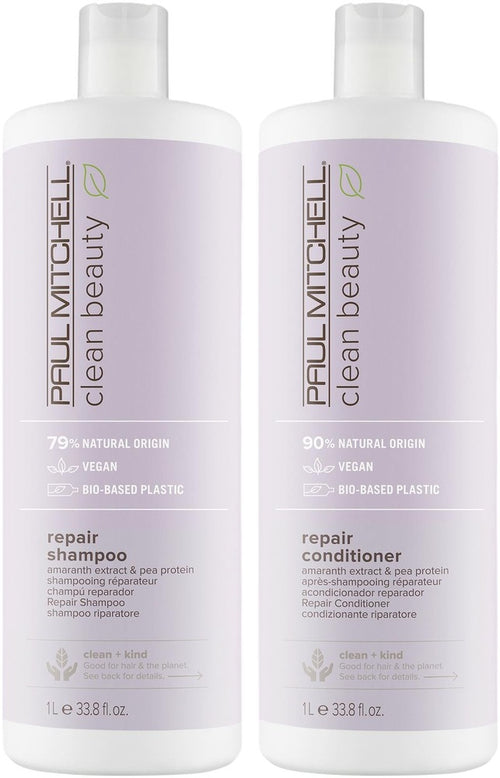 Paul Mitchell Clean Beauty Repair Duo — Shampoo & Conditioner Set