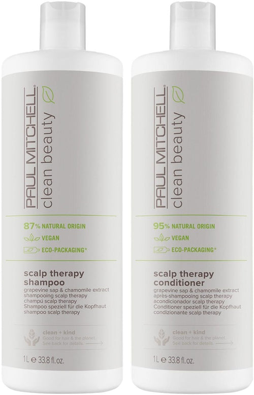 Paul Mitchell Clean Beauty Scalp Therapy Duo — Shampoo & Conditioner Set