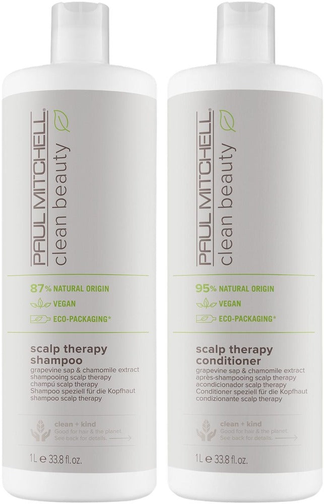 Paul Mitchell Clean Beauty Scalp Therapy Duo 1000 ml — Duo Set