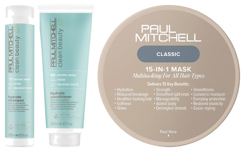 Paul Mitchell Deep Moisture Treatment Set — Shampoo & Conditioner Set