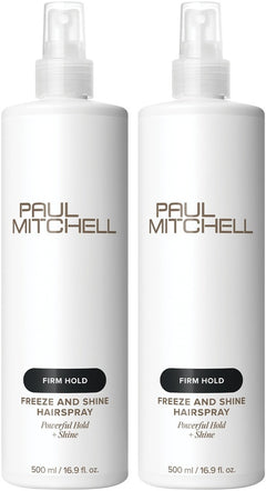 Paul Mitchell Freeze & Shine Super Spray — 2 × 500ml Bundle — Freeze & Shine Hairspray Bundle
