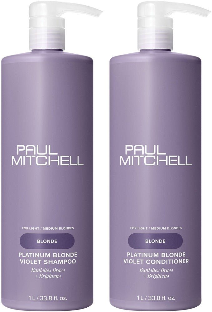 Paul Mitchell Platinum Blonde Duo 1000 ml — Duo Set