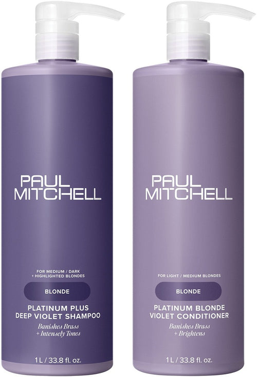 Paul Mitchell Platinum Plus Duo — Shampoo & Conditioner Set