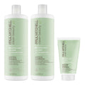 Paul Mitchell Clean Beauty Anti-Frizz Routine 1000 ml — Clean Beauty Anti Frizz Shampoo, Clean Beauty Anti Frizz Conditioner, Clean Beauty Anti Frizz Leave-In Treatment Paul Mitchell Clean Beauty Anti-Frizz Routine